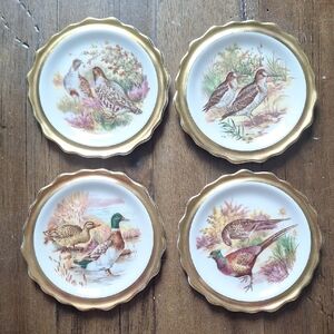 Vintage Royal Grafton Set Of 4 Fine Bone China Coasters